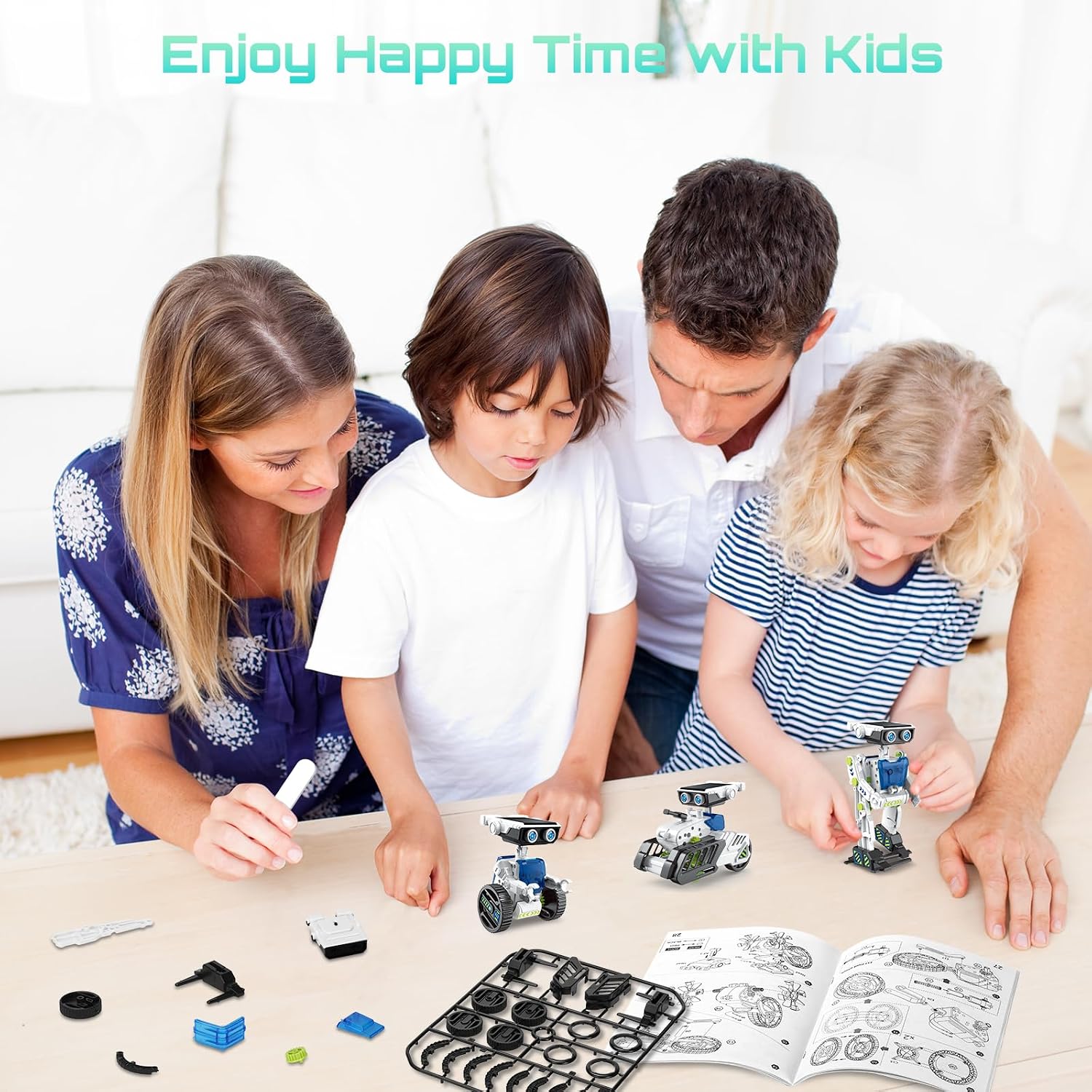 Detalle 2 de ACELIFE Solar Roboter Kit 12-in-1 für Kinder