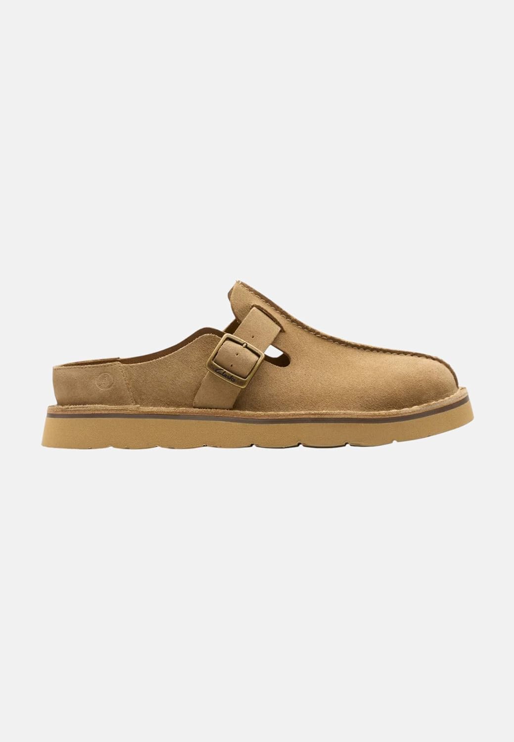 Thumbnail 4 de Clarks Solsbury Mule Sandal Homme en suède sombre
