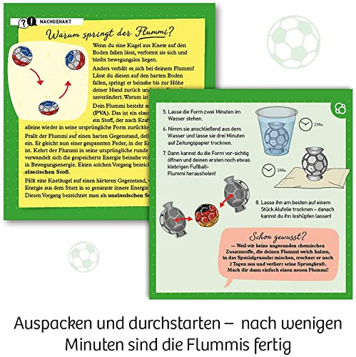 Thumbnail 3 de KOSMOS Fußball-Flummis – Flummis in Fußball-Form selbst herstellen