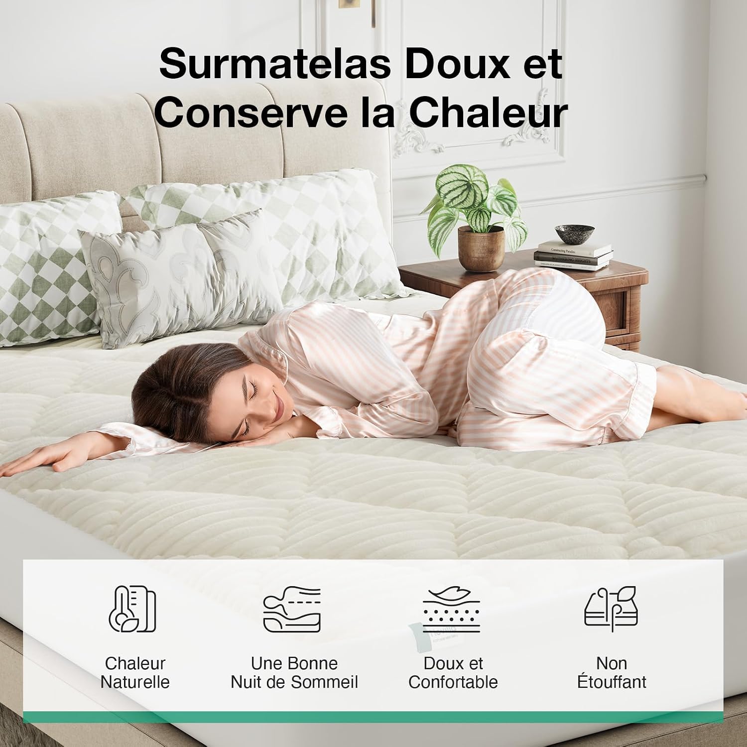 Detalle de Novilla Drap Housse Polaire 120 x 190 cm