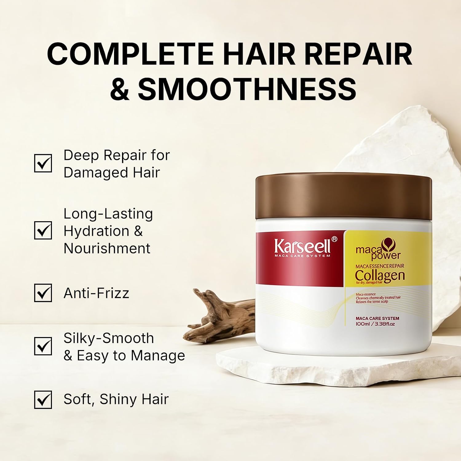 Detalle 2 de Karseell Collagen Hair Mask 100ml 💧