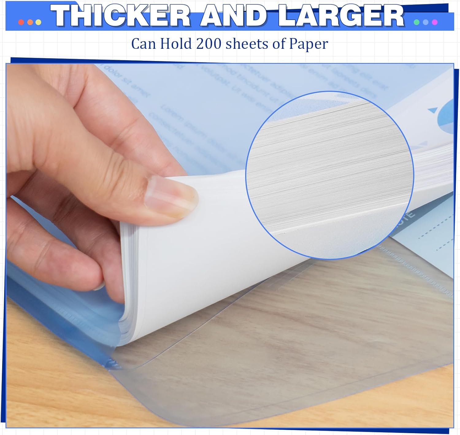 Thumbnail 3 de Agoer Lot de 40 Pochettes A4 📁