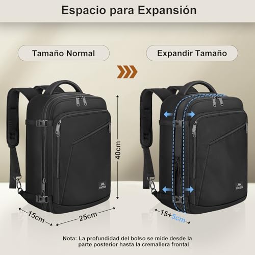 Detalle de MATEIN Mochila Viaje Cabina 40x20x25