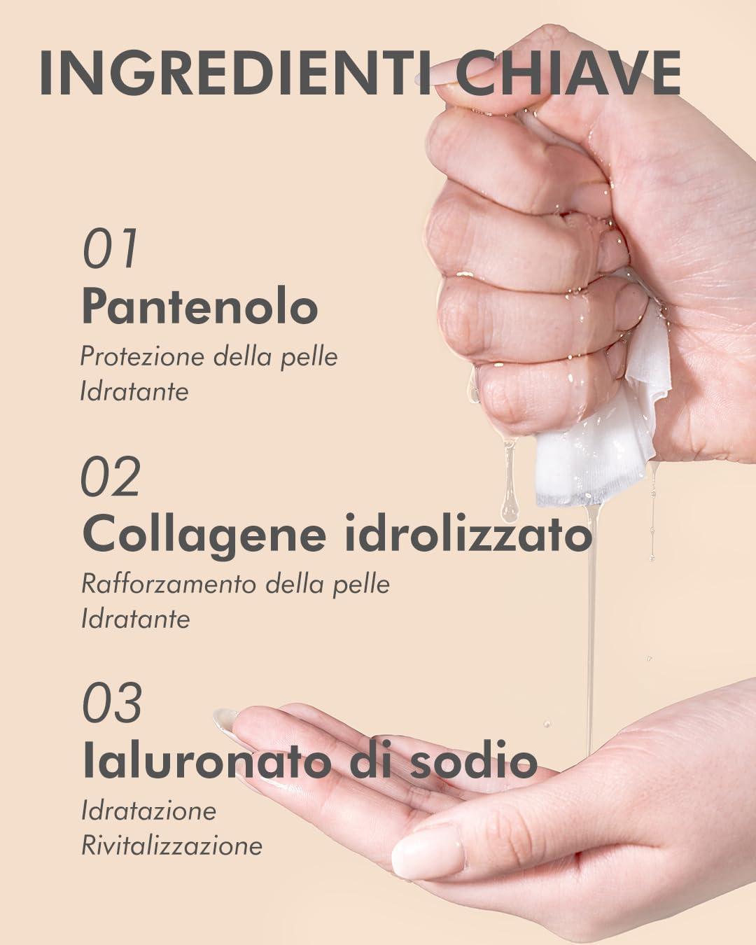 Thumbnail 4 de DERMAL Maschera viso coreana all'essenza di collagene all'aloe – 10 fogli, idratazione intensa e azione lenitiva