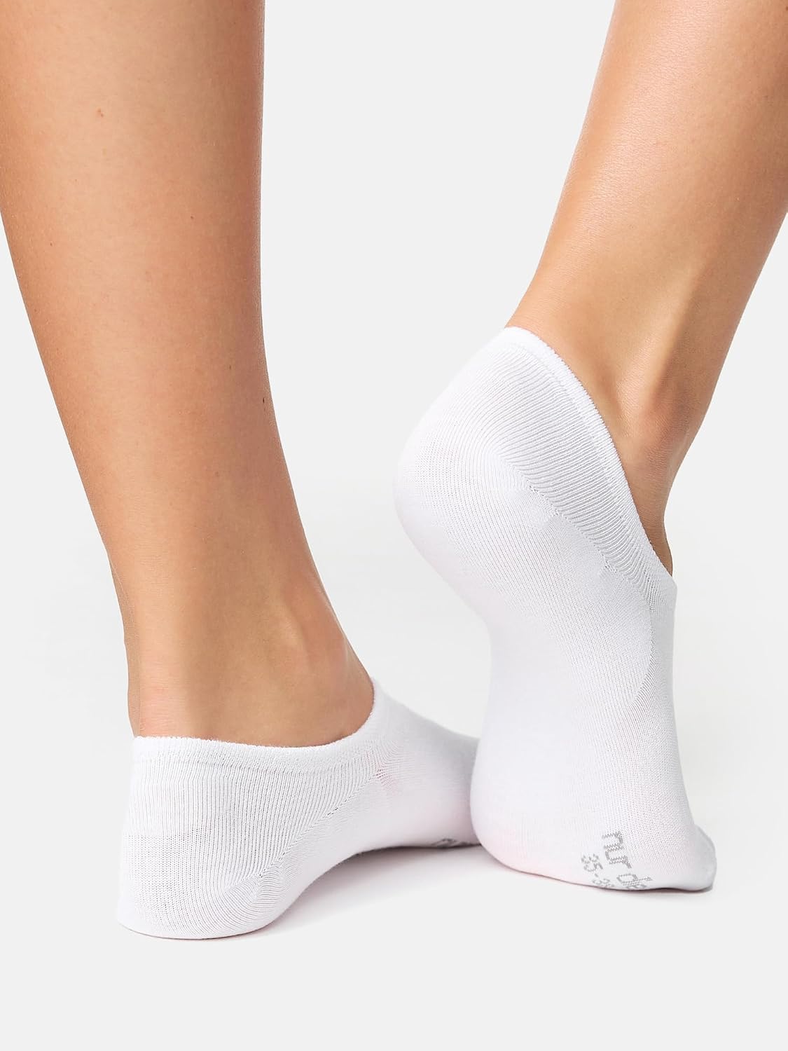 Detalle de Nur Die Sneaker Donna: Confezione da 2 calzini morbidi in viscosa di bambù per scarpe invisibili