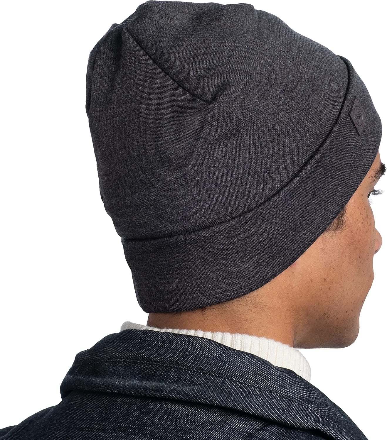 Detalle de BUFF Merino Heavyweight Hat Loose – czapka beanie z 100% wełny merino