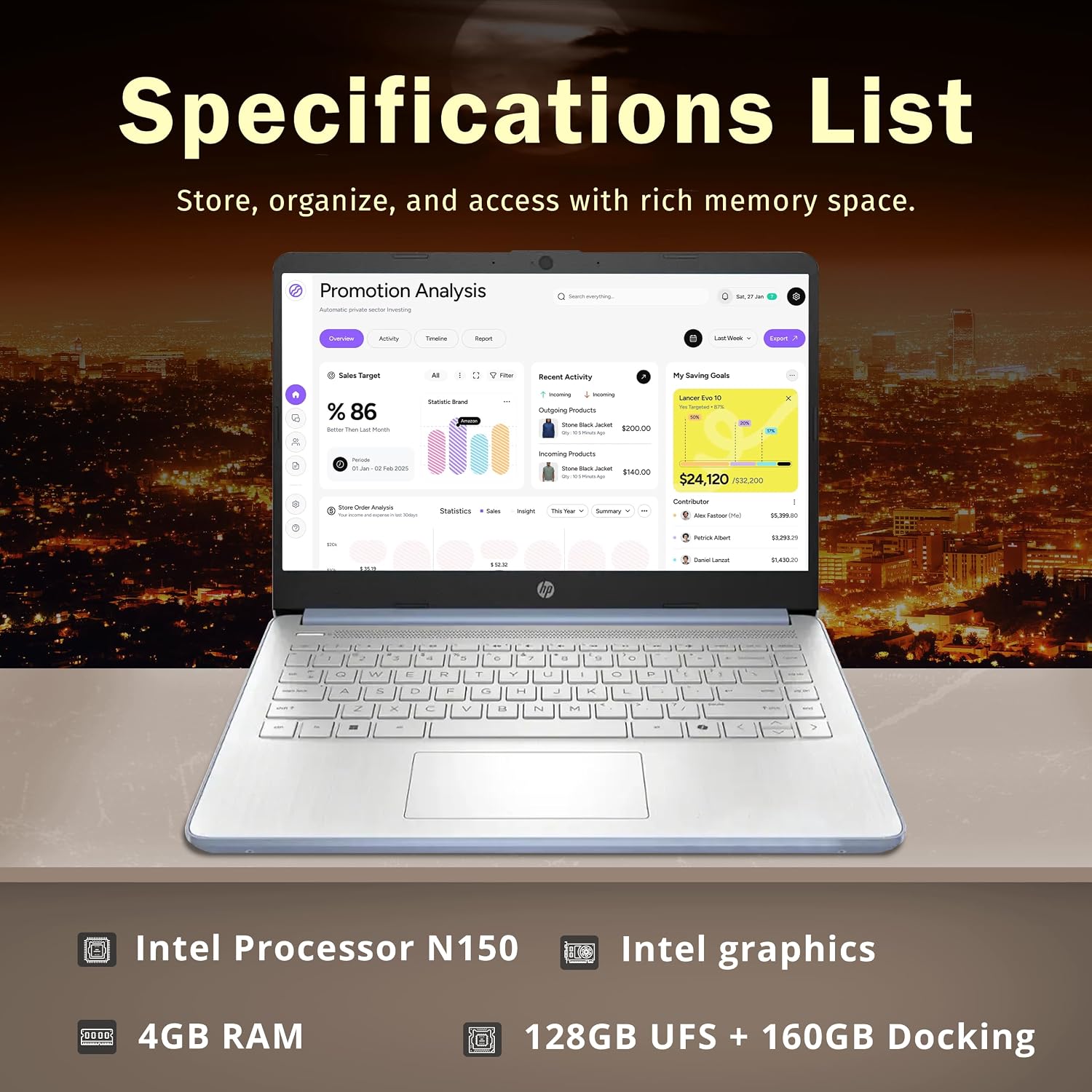Detalle de HP 14-inch Laptop