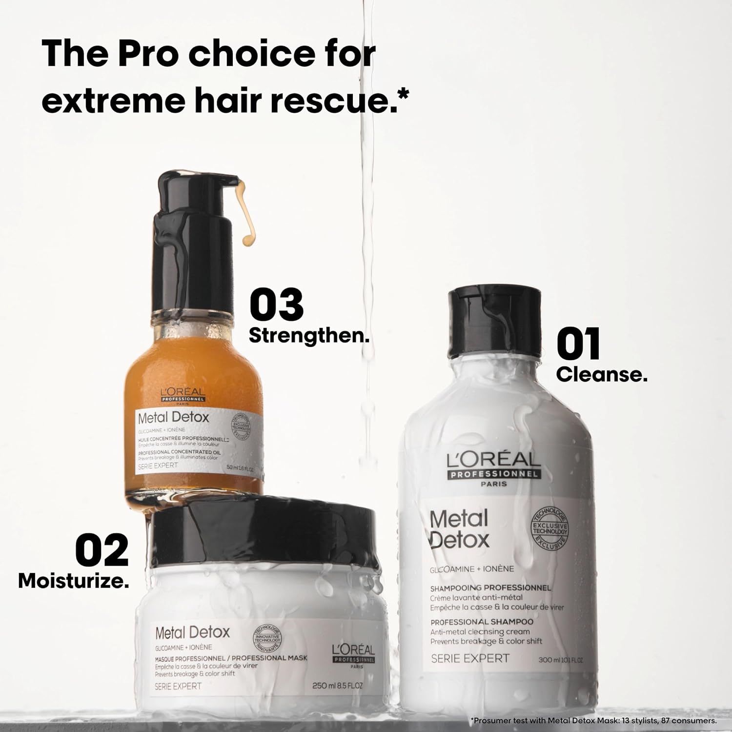 Thumbnail 6 de L’Oréal Professionnel Metal Detox Hair Mask: Prevent Breakage & Colour Fade from Hard Water