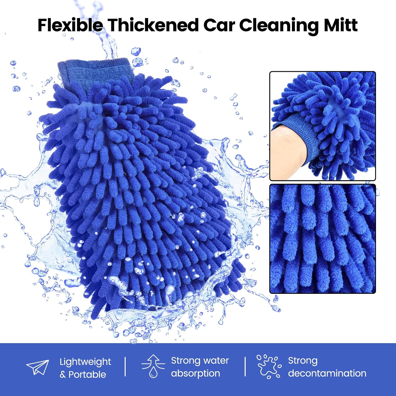 Thumbnail 3 de GUANJUNE 18Pcs Car Wash Cleaning Kit – Comprehensive Detailing Set for Interior and Exterior Care