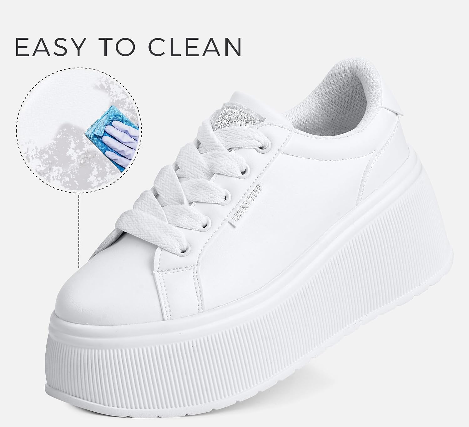 Detalle de LUCKY STEP Zapatillas con plataforma 8,7 cm