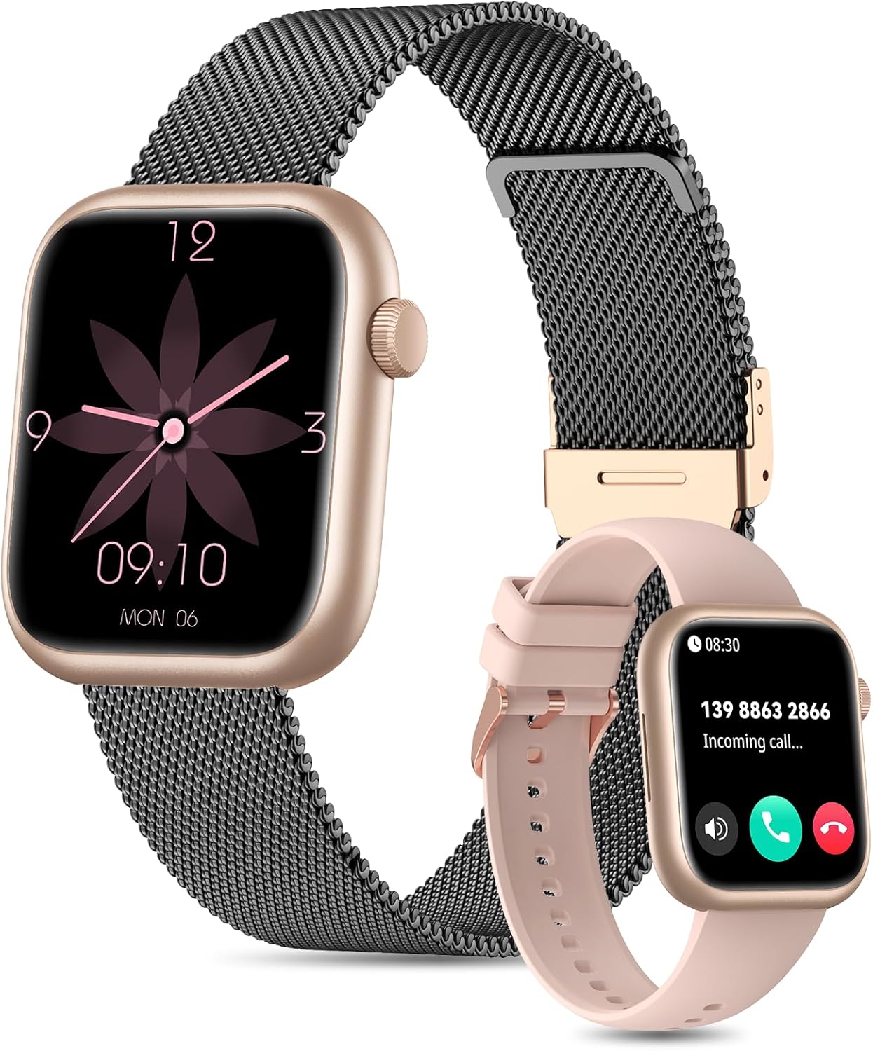 Detalle de SLOKSFil Smartwatch donna 1,85": fitness, salute e notifiche con quadrante personalizzabile