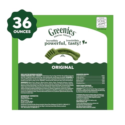 Thumbnail 8 de Greenies Regular Dental Dog Treats, Original Chicken Flavor (36 Count)