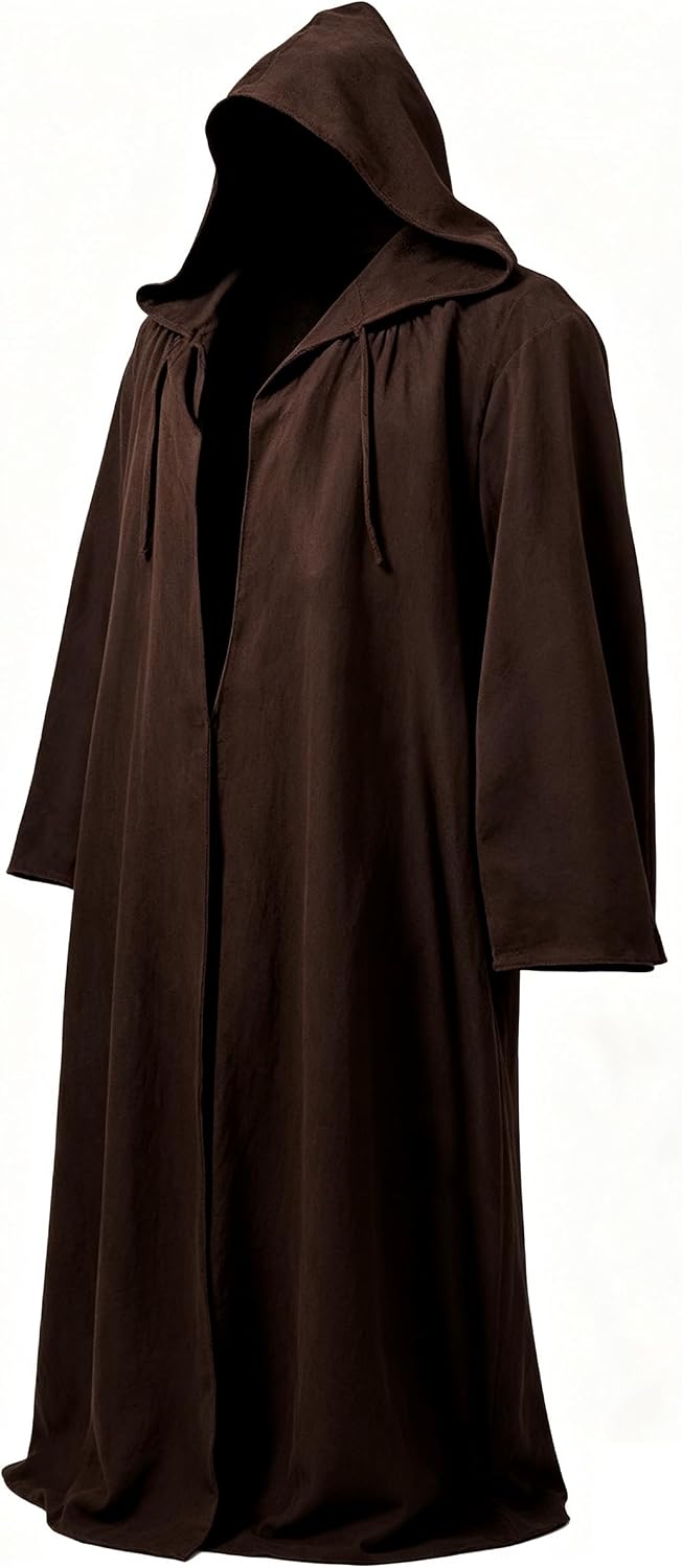 Thumbnail 2 de GOLDSTITCH Men’s Hooded Robe Cloak for Knight and Cosplay Costumes