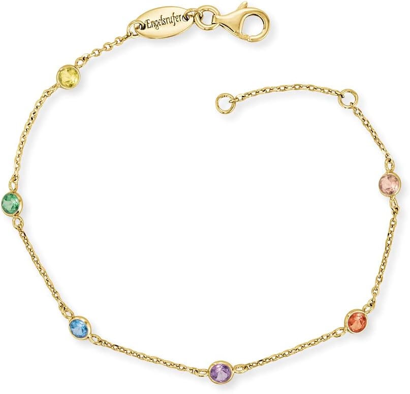 Detalle de Engelsrufer Damen-Armband aus Sterling Silber mit Zirkonia, verstellbar 17–19 cm, nickelfrei