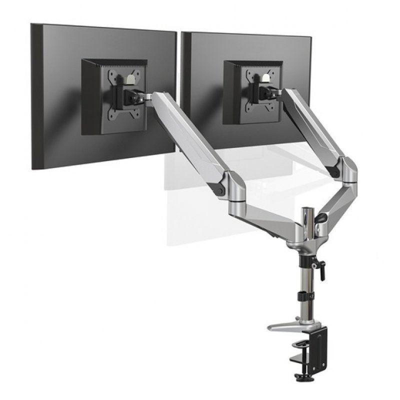 Thumbnail 3 de Digitus Soporte Monitor Doble 15"–27" con VESA 100x100 y resorte de gas