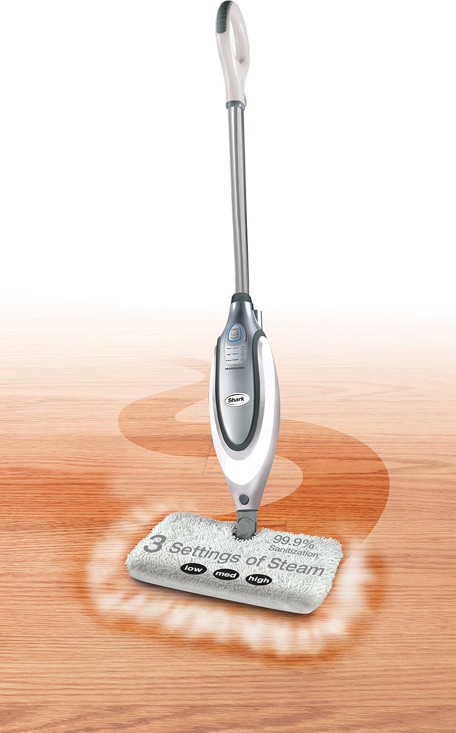 Thumbnail 3 de Shark S3601C Pro Steam Pocket Mop, three steam settings and double-sided pads