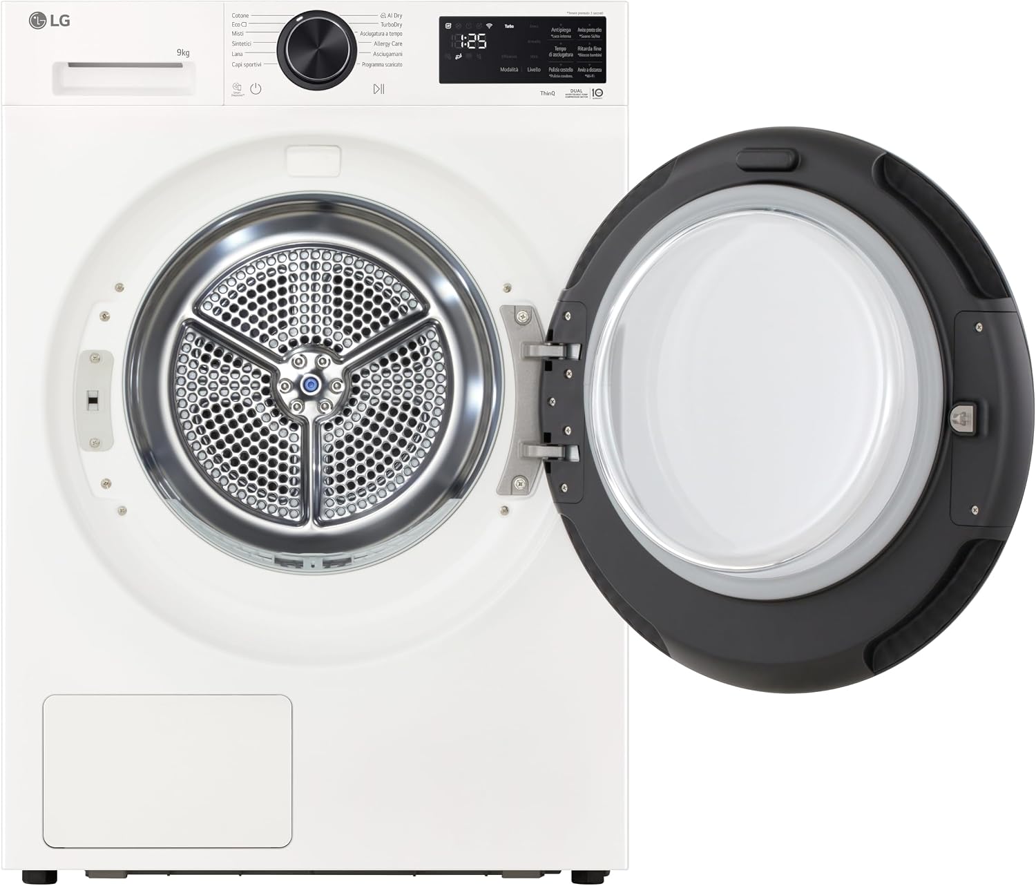 Thumbnail 1 de LG RNX5009NWWB Asciugatrice 9 Kg: AI Dry, Pompa di Calore e Wi-Fi