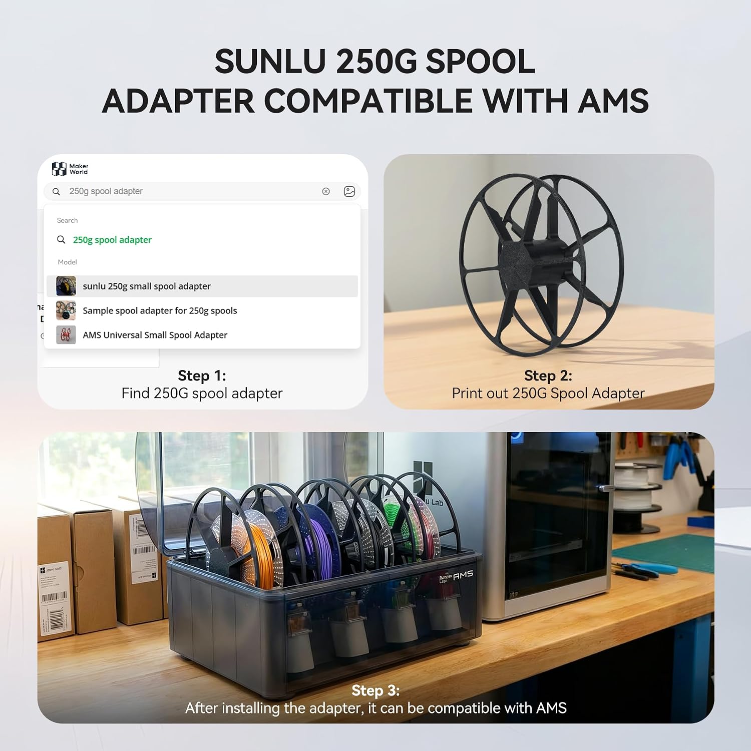 Detalle de SUNLU PLA+ 2.0 3D Printer Filament