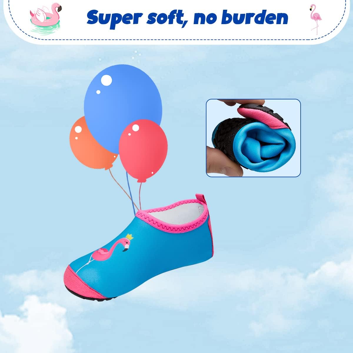 Thumbnail 2 de WateLves Kinder-Badeschuhe & Wasserschuhe – rutschfeste Schwimm- und Strandschuhe mit Mesh-Innenfutter