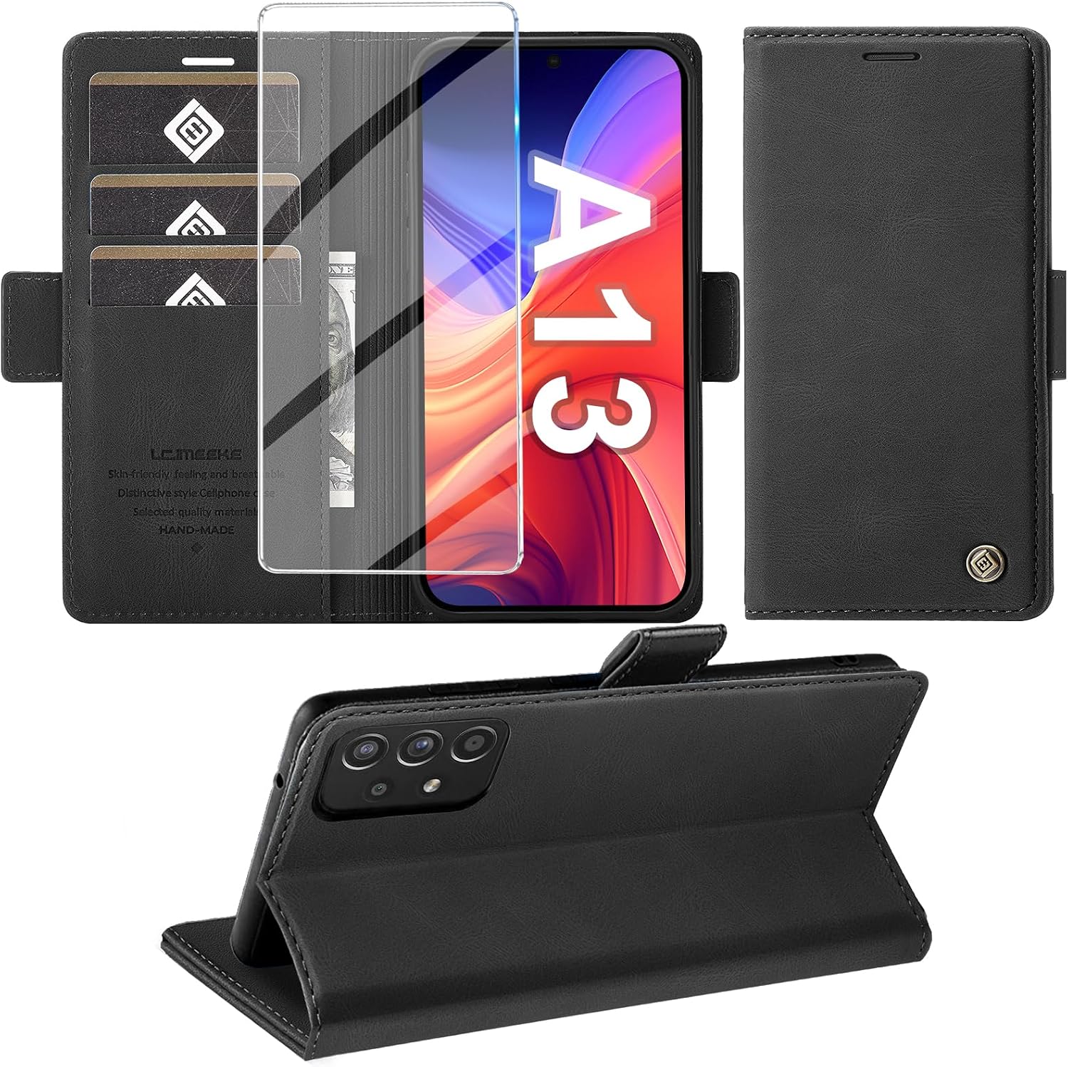 Detalle de Giyer Handyhülle Galaxy A13 6,5 Zoll Schwarz