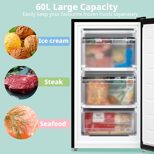 Thumbnail 4 de COMFEE' 60L Under Counter Freezer with 4-Star Freezing, RCU60BL2UK(E)