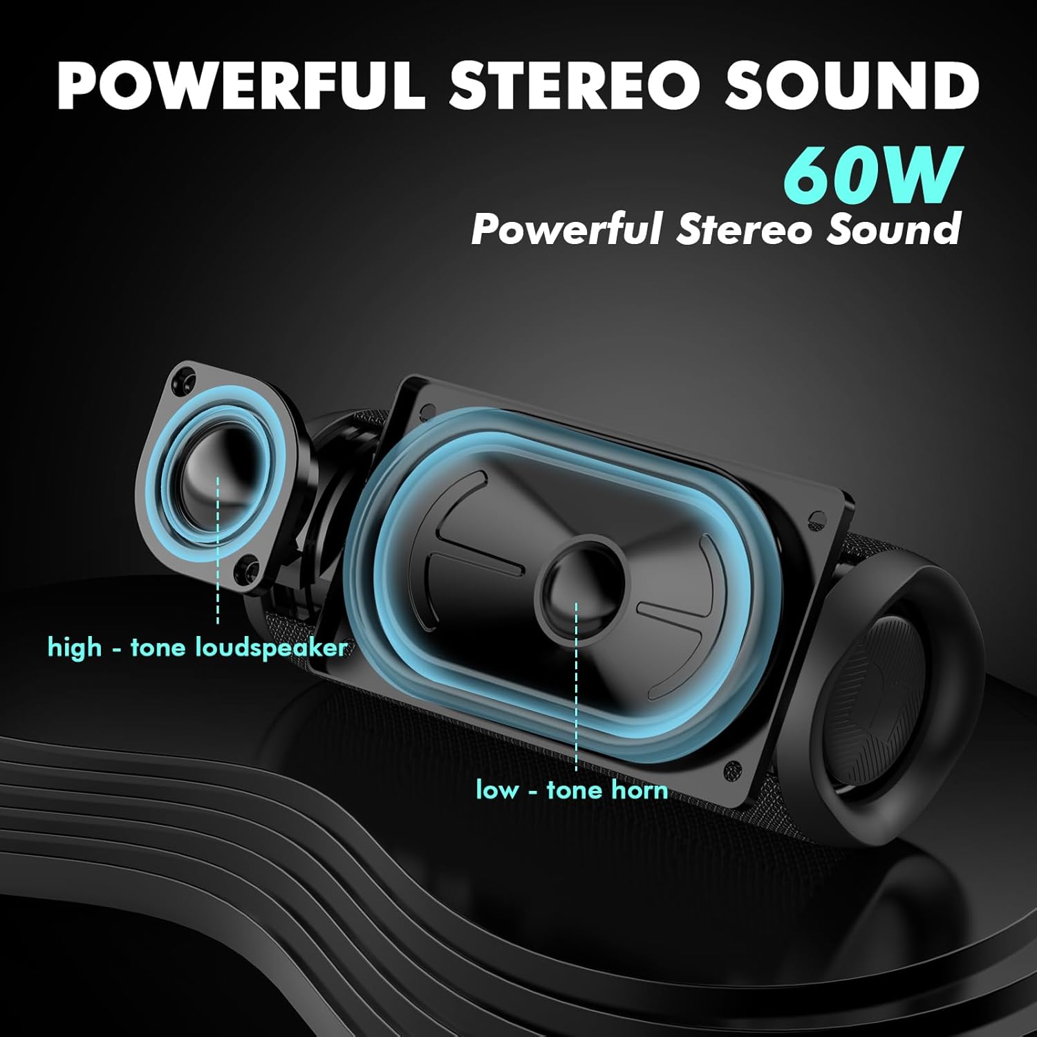 Detalle de Monster Bluetooth Speaker 60W Portable