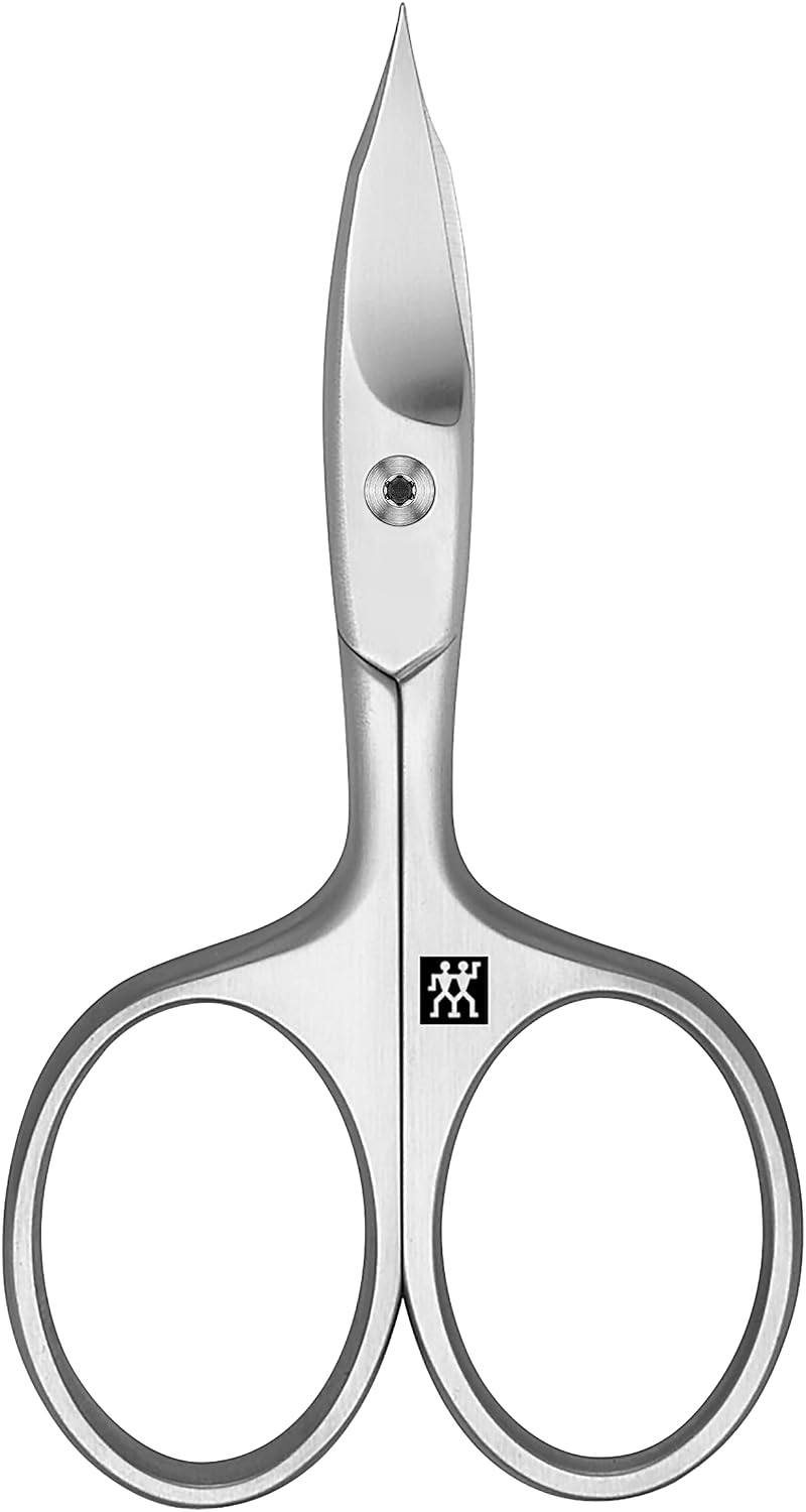 Detalle de ZWILLING Maniküre-Set Premium 5-teilig mit Kombi-Nagelschere im Echtleder-Etui (Rot)