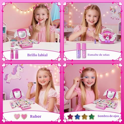 Thumbnail 3 de Unicornio Kit de Maquillaje para Niñas de 3 a 12 años | Kidluna