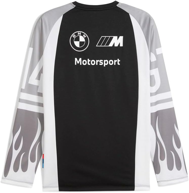 Thumbnail 3 de PUMA Mens BMW M Motorsport Lifestyle Crew Neck Jersey (Black)
