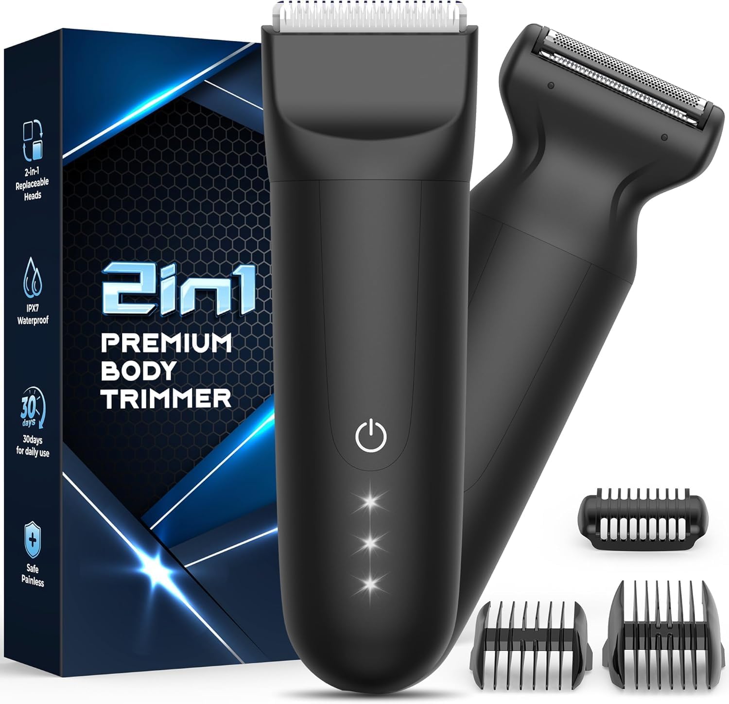 Detalle de Rasoio Elettrico Corpo Uomo Impermeabile IPX7
