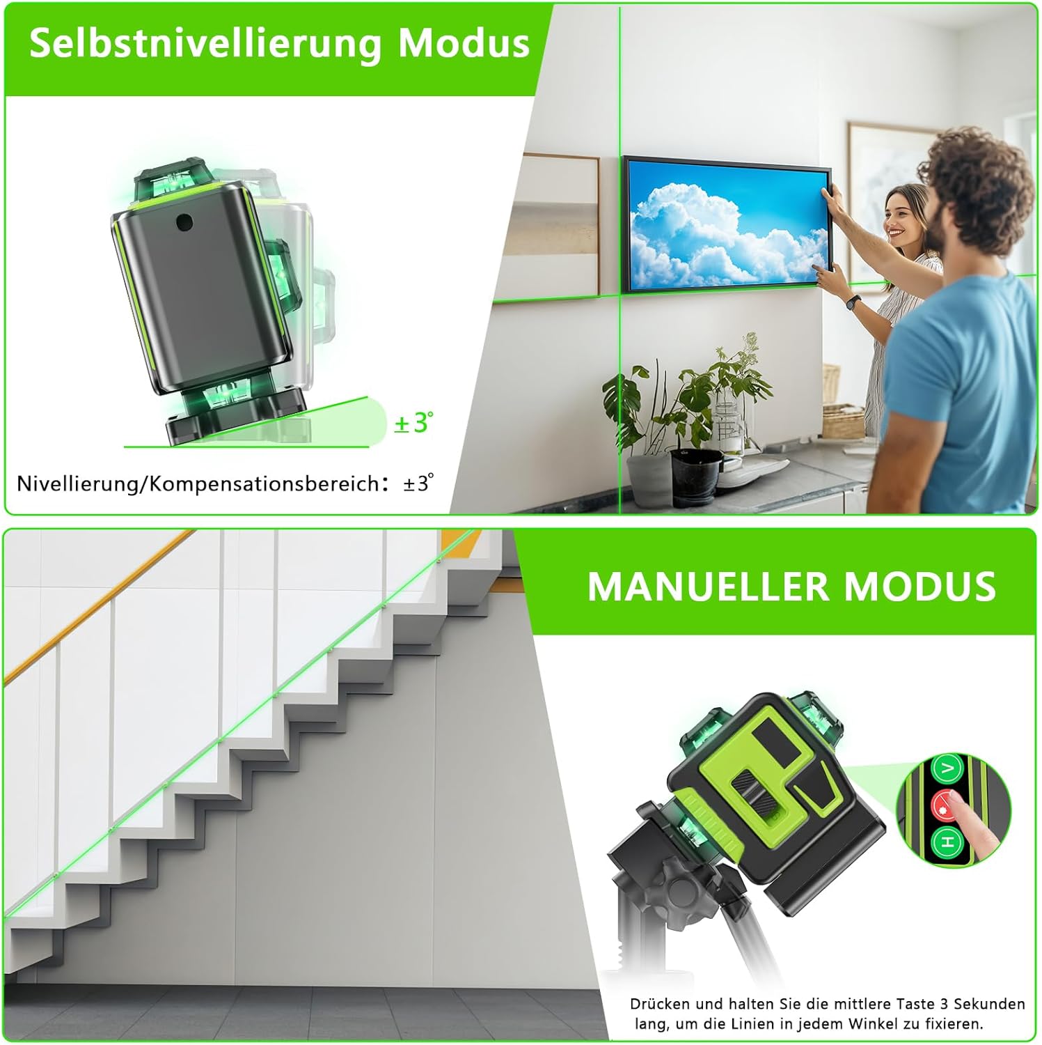 Thumbnail 1 de Kreuzlinienlaser mit 16 Linien für Präzision