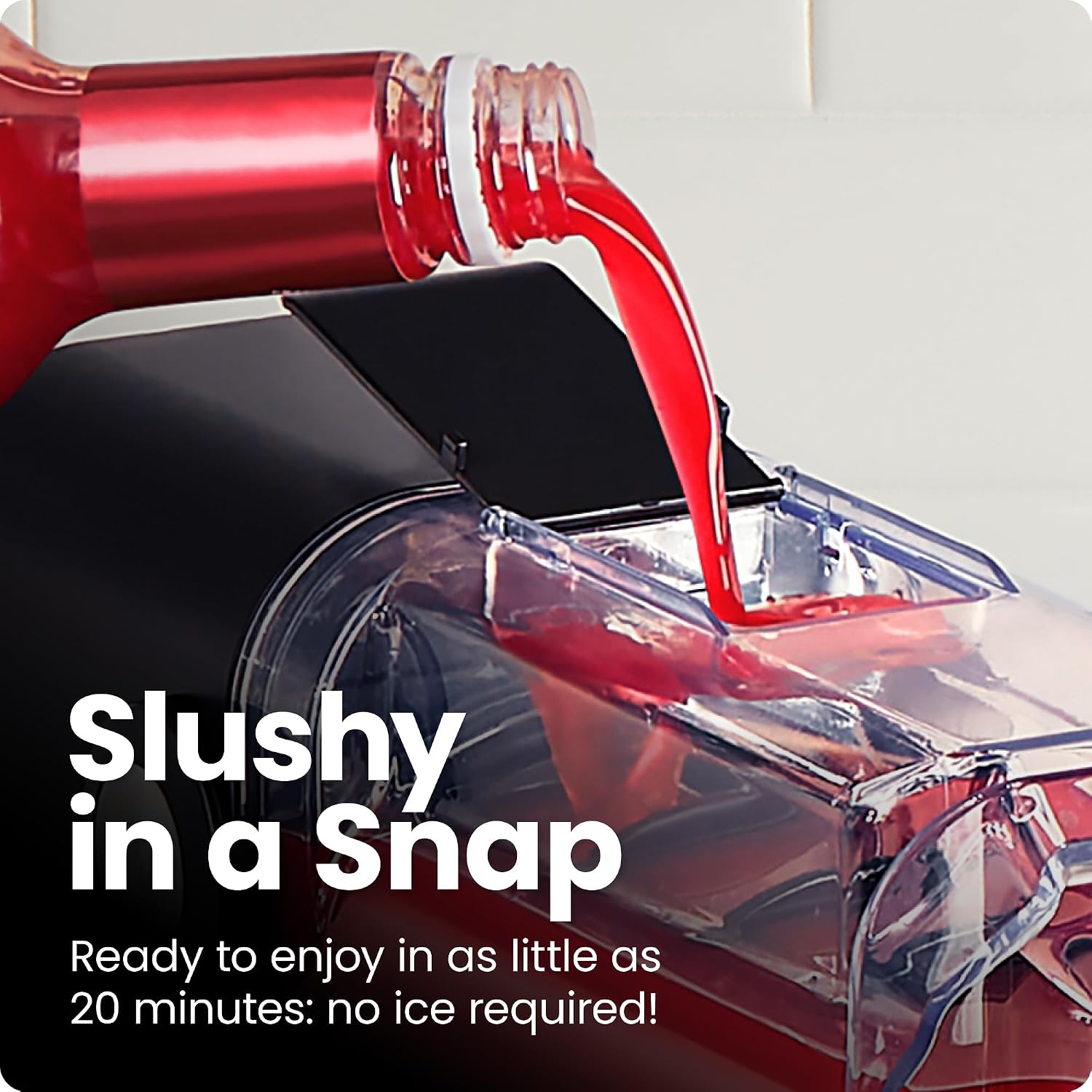 Detalle de Iceman by Chefman Slush-Ease 68oz Slushie Machine (RJ62-BLACK-AM)