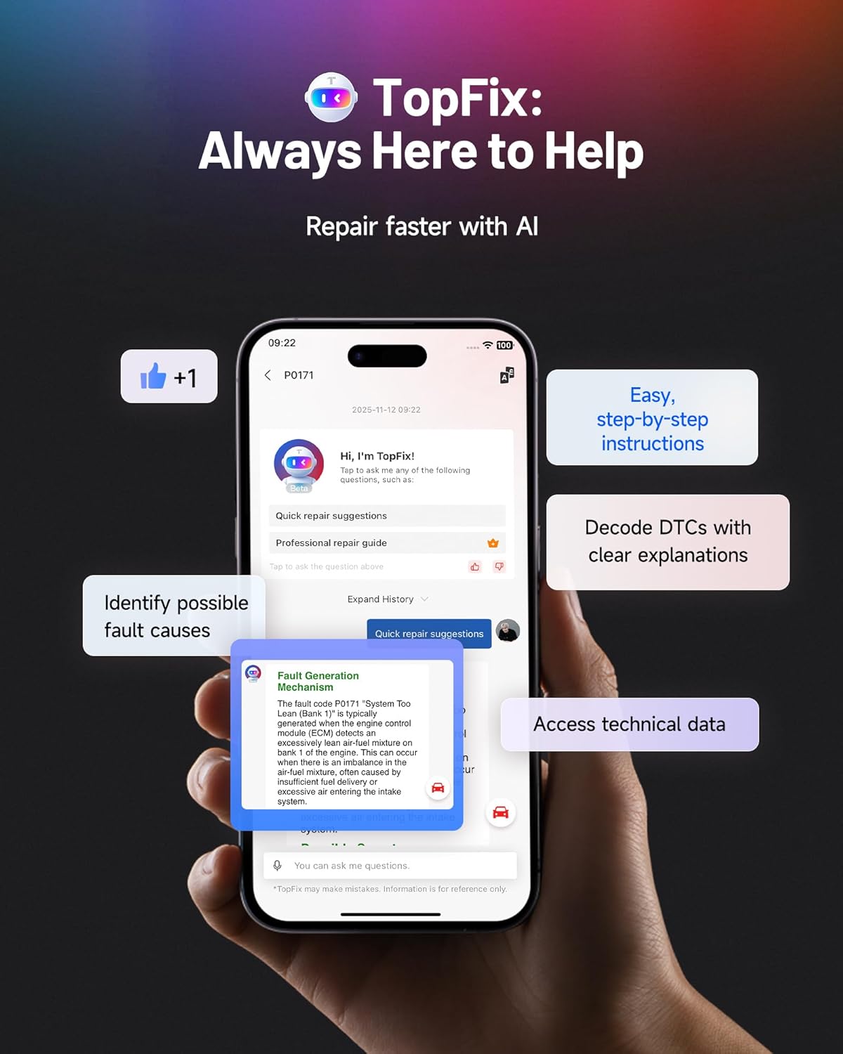 Thumbnail 4 de TopScan Pro OBD2 scanner, 13 resets