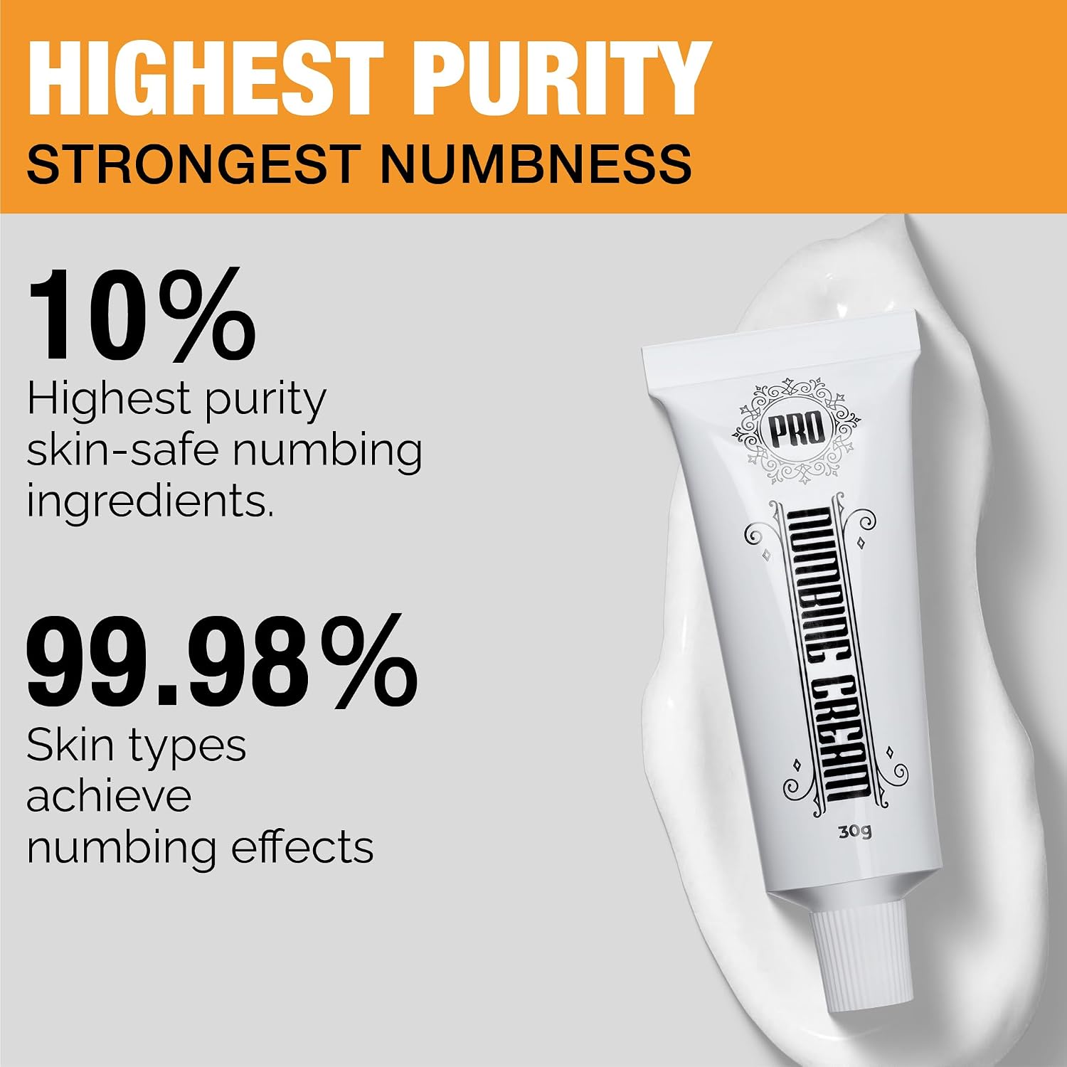 Detalle de Proinnate Numbing Cream Max Strength with Lidocaine, Menthol, Emu Oil and Arnica