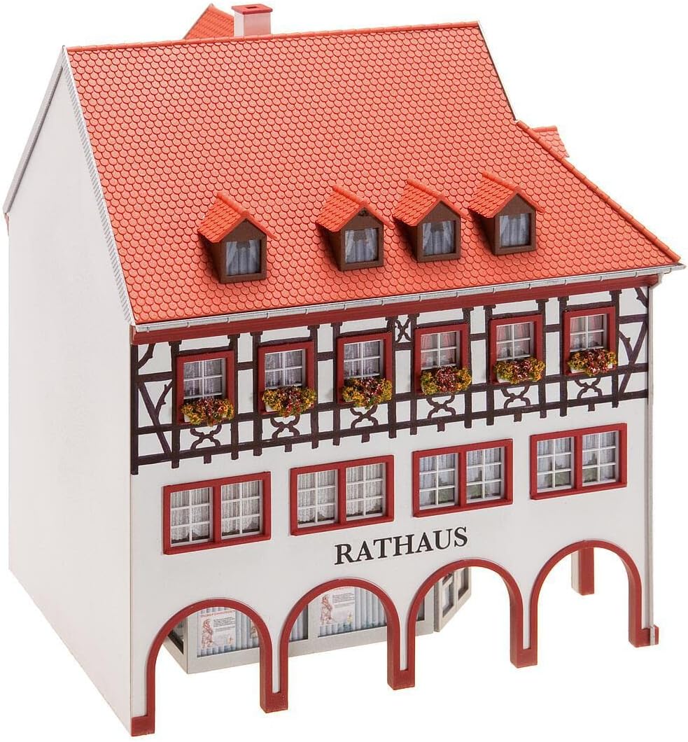 Detalle de Faller FA130491 – model ratusza do makiety kolejowej, 197 elementów, epoka III