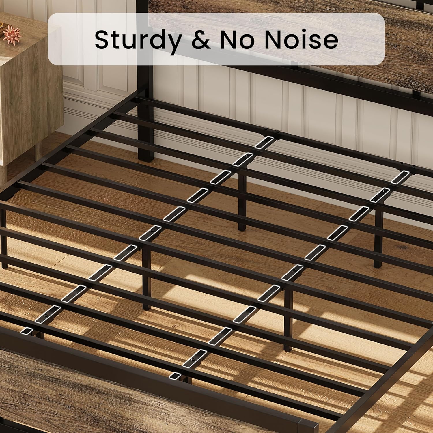 Detalle 2 de LIKIMIO California King Bed Frame