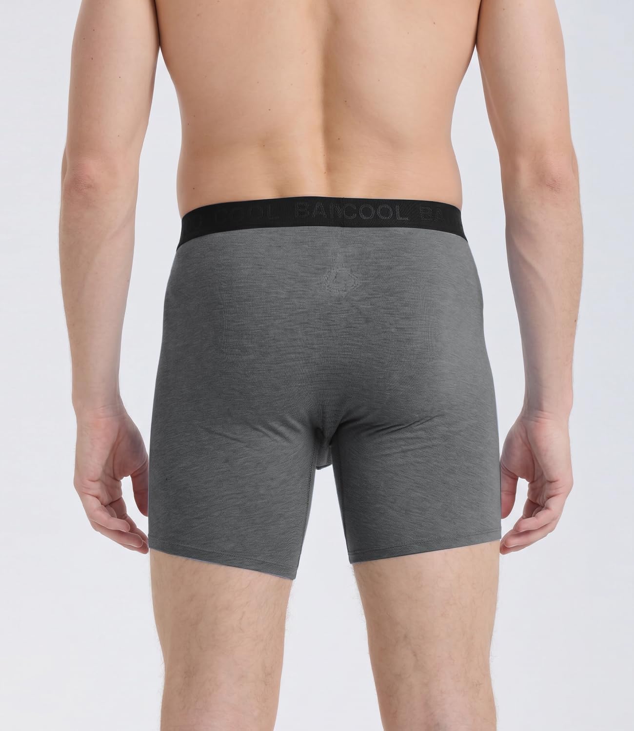 Detalle de BAMBOO COOL Men's Bamboo Viscose Boxer Briefs with Fly, No-Ride-Up Fit