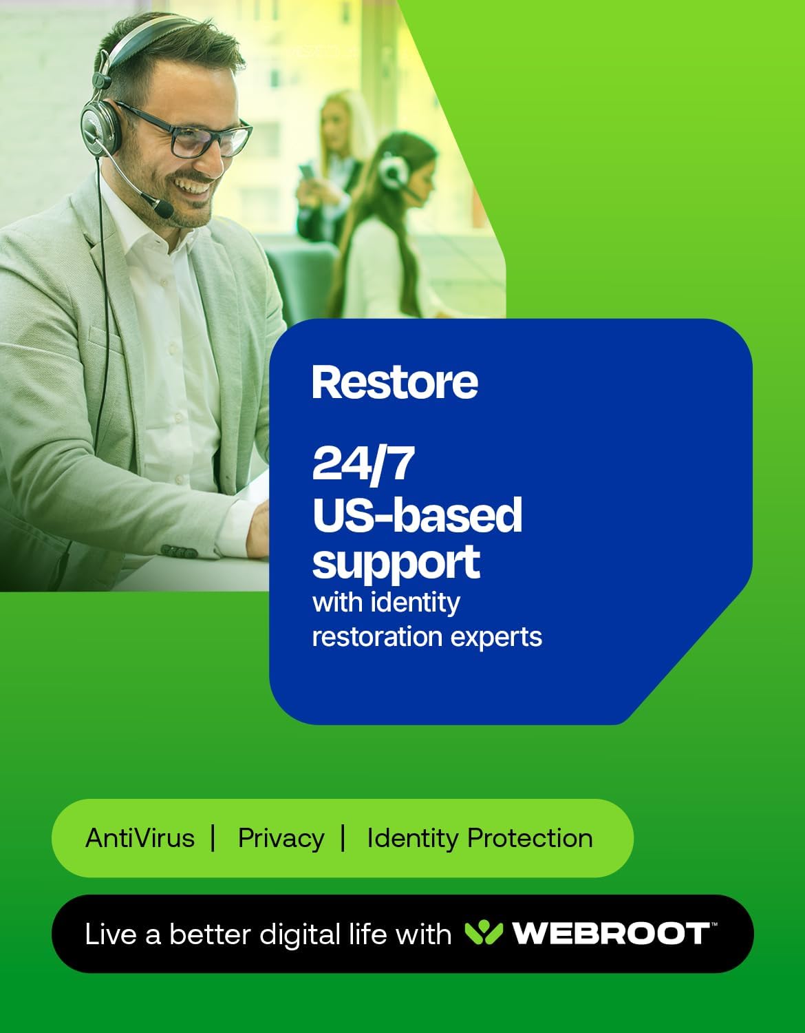 Detalle 1 de Webroot Premium 2026 with Allstate Identity Protection, 10 Devices, 1 Year