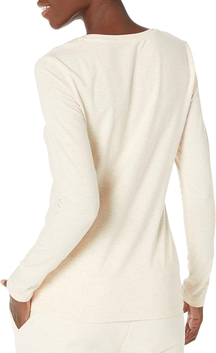 Thumbnail 1 de Amazon Essentials Femme T-Shirt à Manches Longues, Col Rond, Coupe Classique – Disponible en Grande Taille