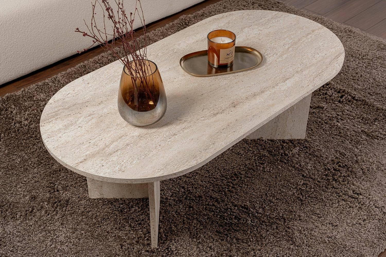 Thumbnail 5 de Dmora Parrano tavolino 119x60x40 cm beige