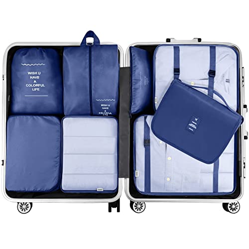 Thumbnail 6 de MURISE Organizador de Maleta 8 Piezas (azul oscuro) para Viajes y Vacaciones