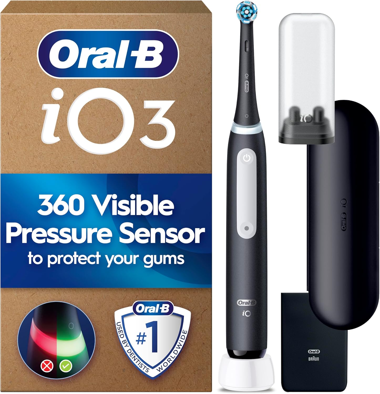 Detalle de Oral-B iO 3 Matt Black Electric Toothbrush