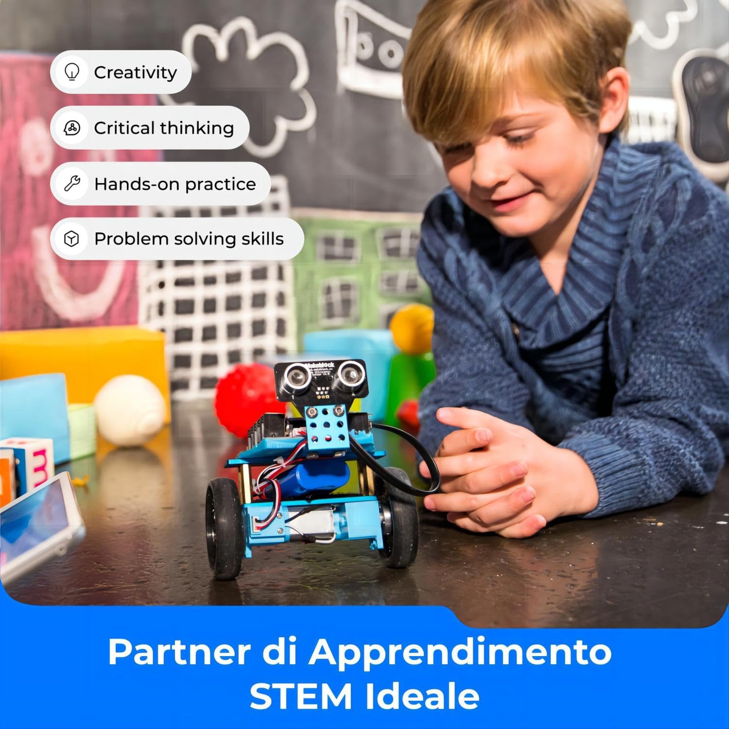 Thumbnail 4 de Makeblock mBot Ranger: robot programmabile 3 in 1 per bambini (Scratch e Arduino C)