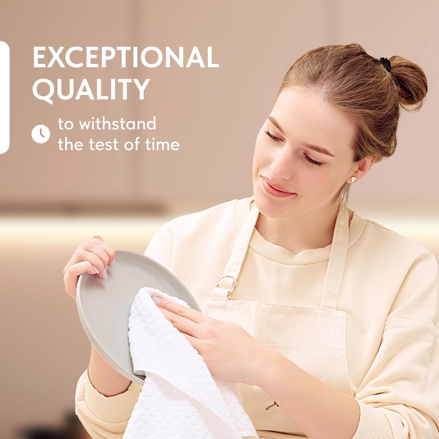 Detalle de Wealuxe Super Absorbent Kitchen Towels 15x26 🧽