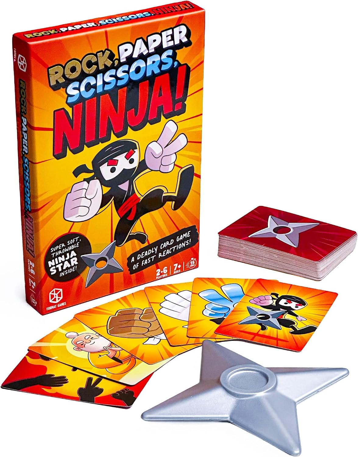 Thumbnail 5 de Format Games Rock Paper Scissors Ninja Card Game 🎲