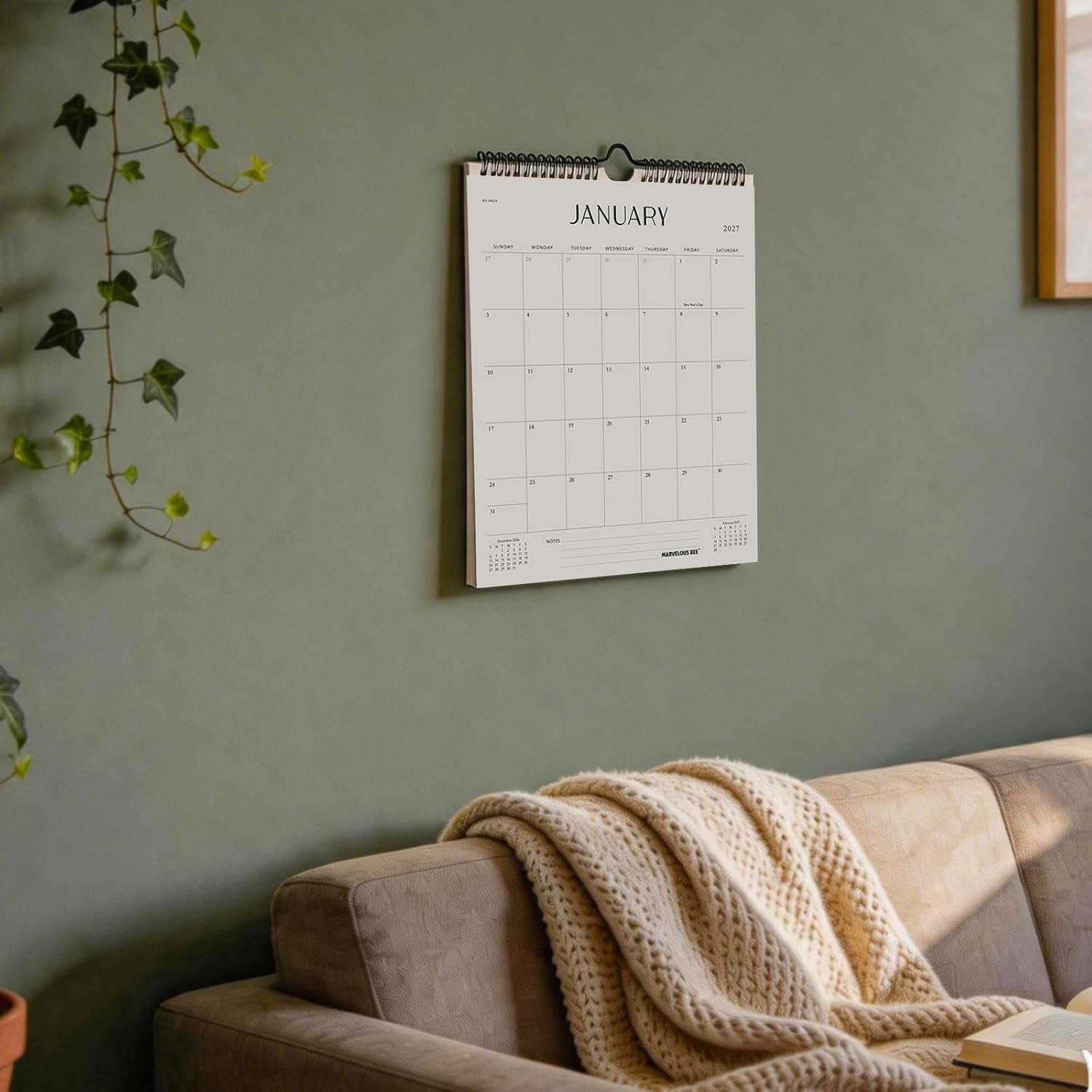 Thumbnail 5 de Wall Calendar 2027–2028