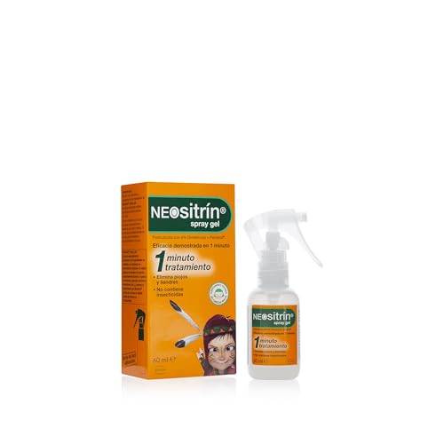 Neositrín Spray Gel Antipiojos: tratamiento sin insecticidas en 1 minuto y 1 única aplicación
