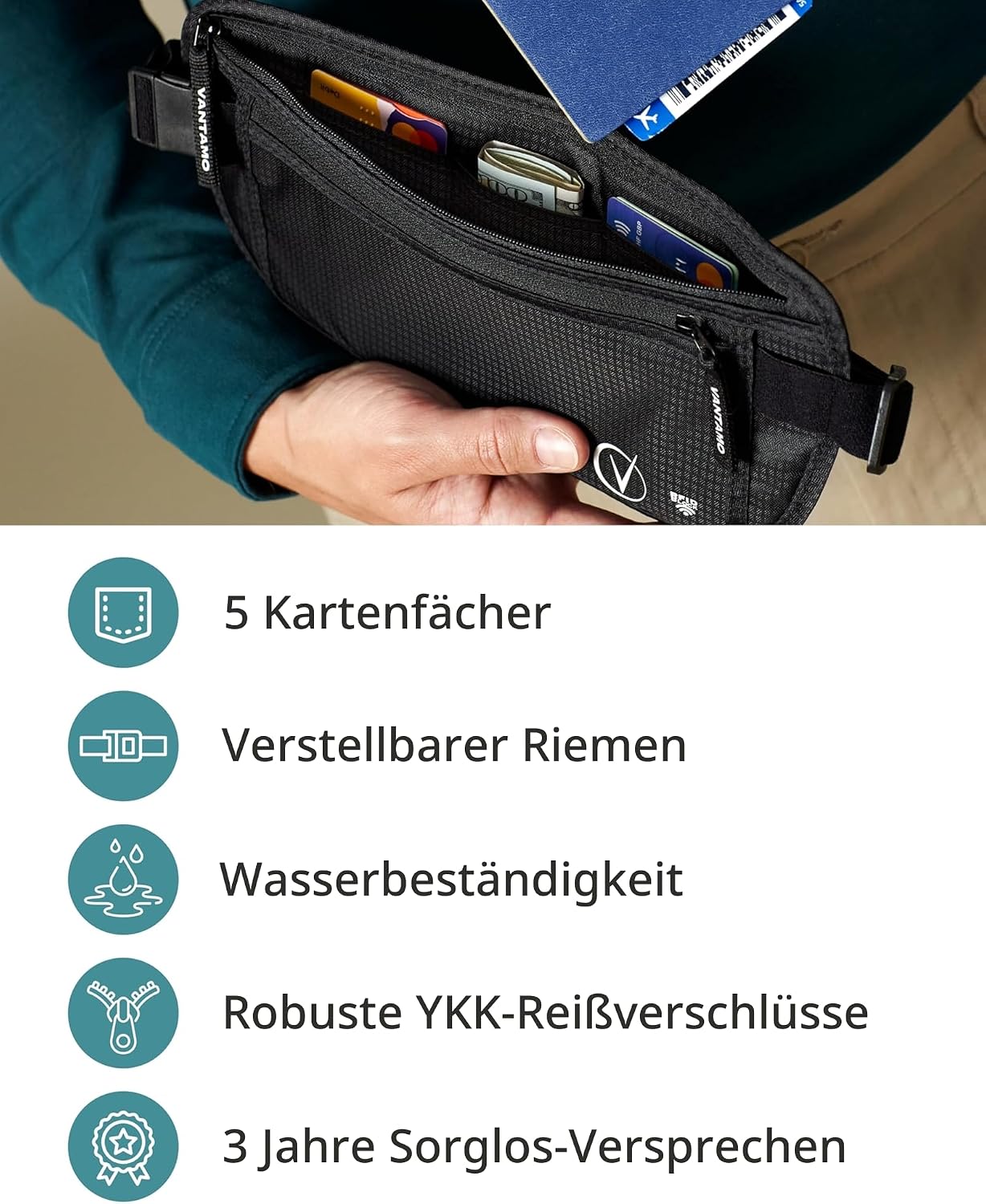 Thumbnail 4 de Vantamo Bauchtasche 40–90 cm