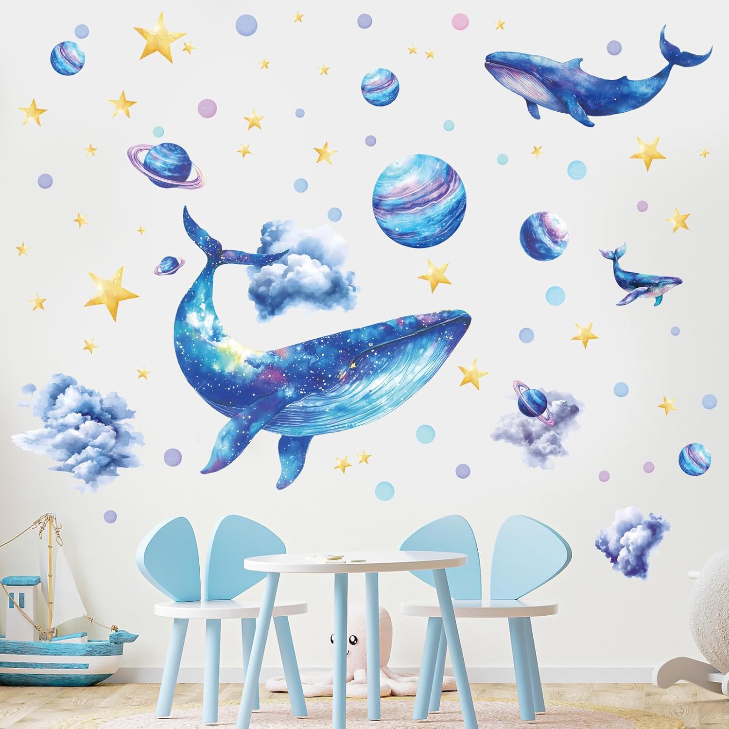 SHUCHING Wandtattoo Große Blauwale