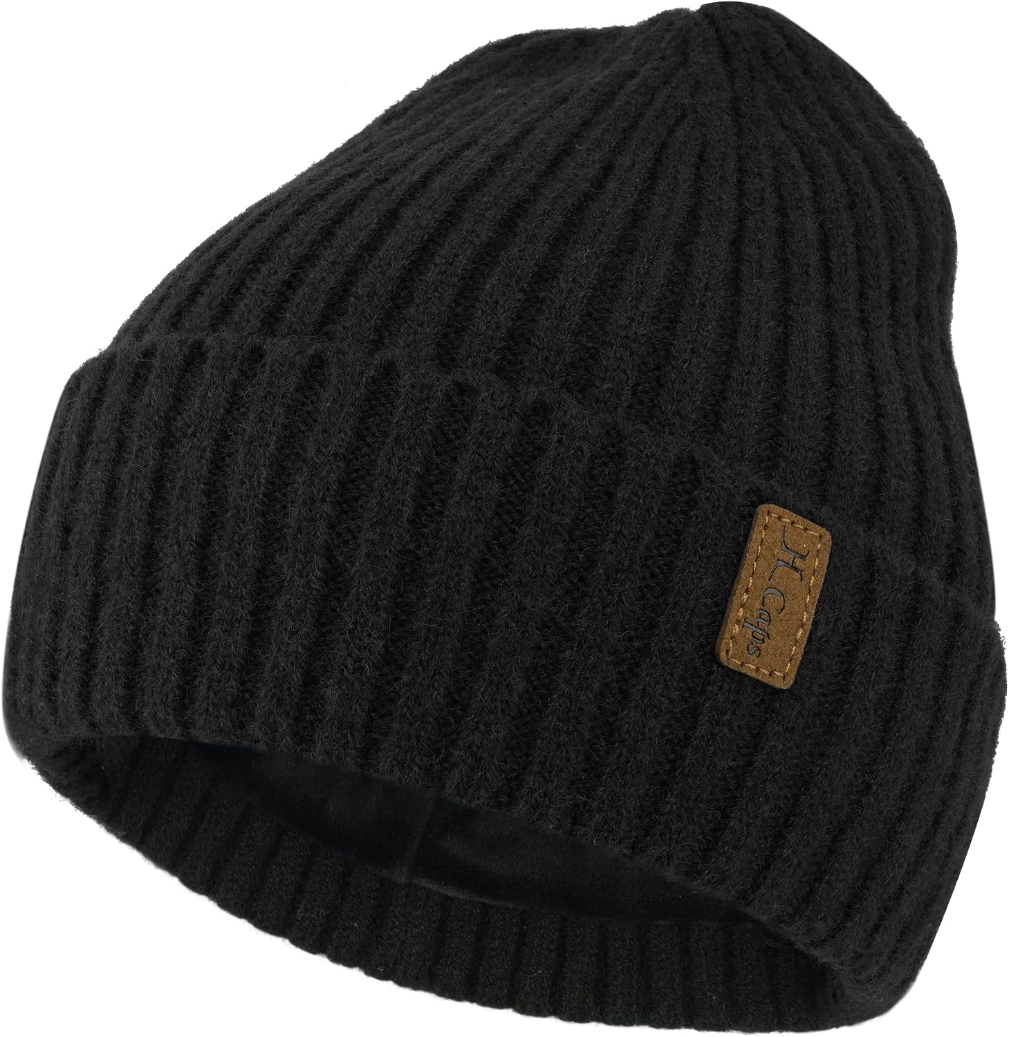 Detalle 2 de Cappello termico in maglia foderato in pile unisex 🧣